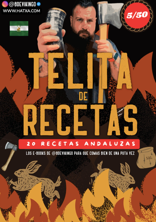 #5 ·20 recetas de cocina Andaluza. Los ebooks de Bdevikingo.