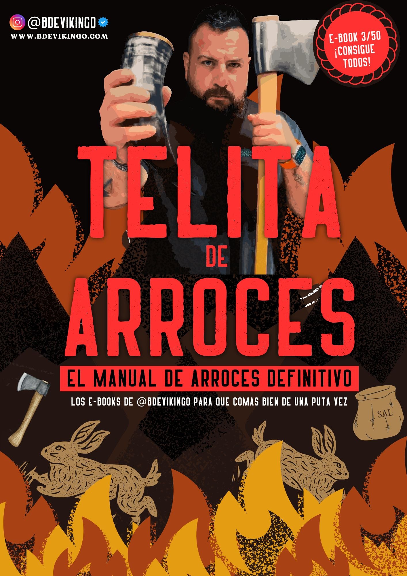 Bdevikingo's recipes. "Telita de Arroces" The best rice dishes Ebook version.