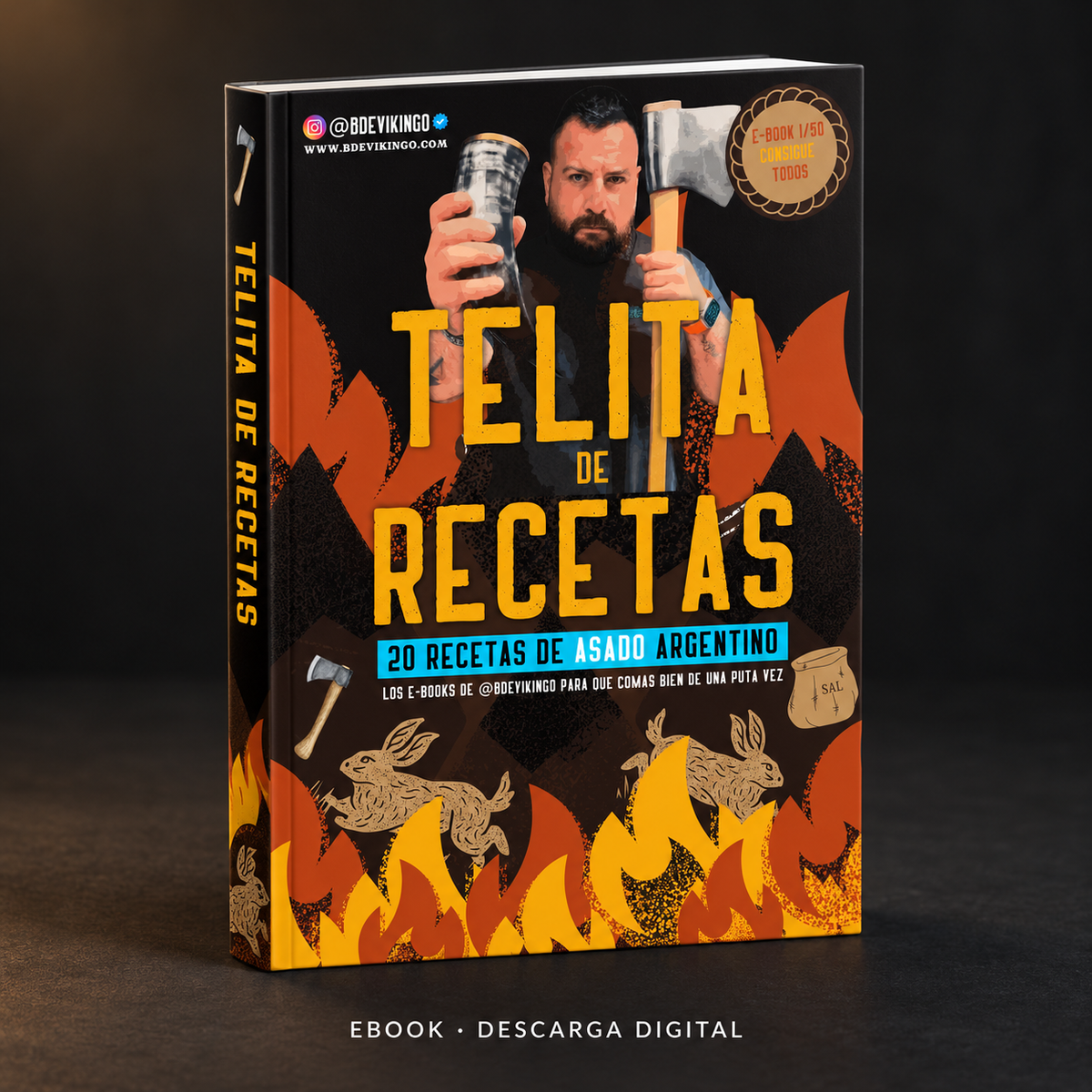 Telita de Asado · Ebook de Bdevikingo · presentación de ebook con descarga digital