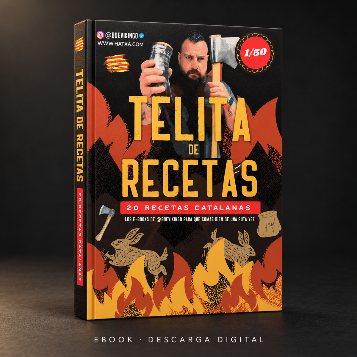 Cocina catalana · 20 recetas · Ebook Bdevikingo · presentación de ebook con descarga digital
